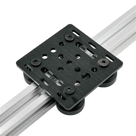 20x80mm T V Slot Aluminium Extrusion Black Ooznest