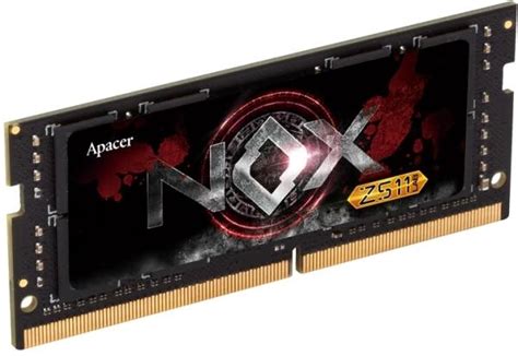 So Dimm Gb Ddr Apacer Nox Black A S G Clybdaa