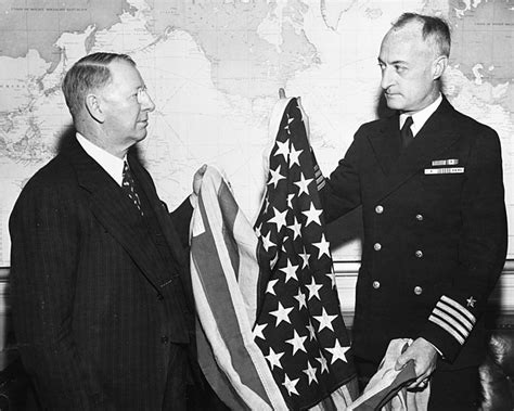 Image: U.S. Secretary of the Navy Frank Knox receives the first U.S ...