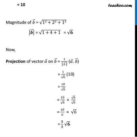 Find The Projection Of The Vector A I J K On Vector B I J K