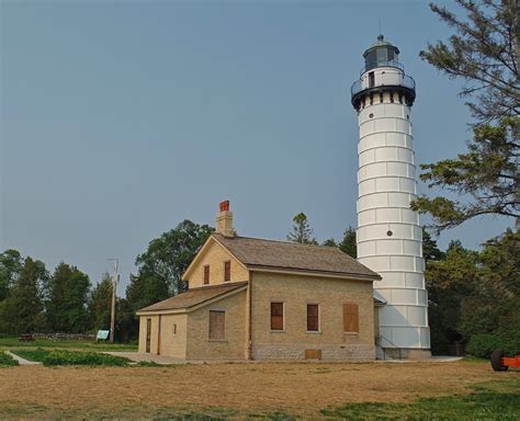 WC-LIGHTHOUSES: CANA ISLAND LIGHTHOUSE-WISCONSIN