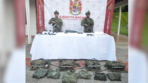 Ejército Incautó Material De Guerra Que Sería Del Clan Del Golfo Tras