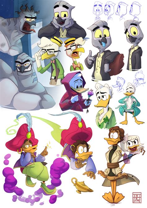 Ducktales2017 Characters Fanart Thais Freire Sanchez