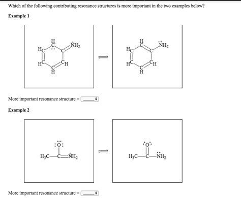 Solved Which Of The Following Contributing Resonance Chegg