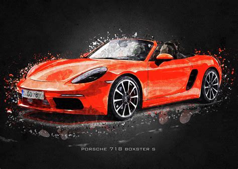 Porsche Boxster Digital Art By Gab Fernando Fine Art America