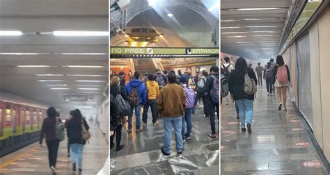 Línea 3 del Metro usuarios reportan humo y olor a quemado en varias