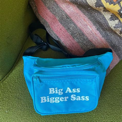 Rare Big Ass Bigger Sass Belt Bag Bum Bag Music Fes Gem