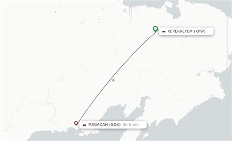 Direct Non Stop Flights From Keperveyem To Magadan Schedules