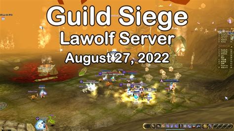 Guild Siege Lawolf Server August Flyff Universe Youtube