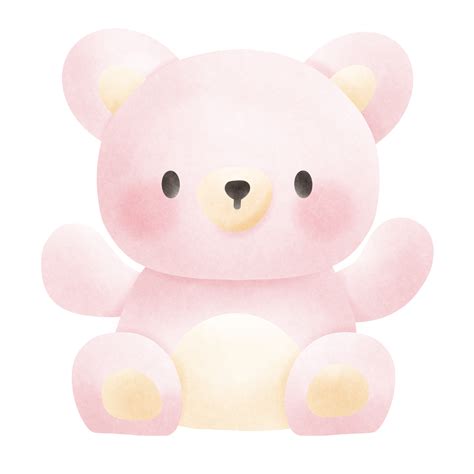 Little Pink Bear 39190928 Png