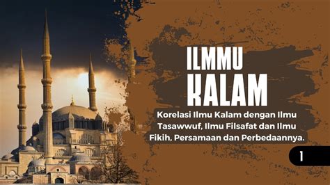 Korelasi Ilmu Kalam Tasawuf Filsafat Dan Fikih Serta Persamaan Dan