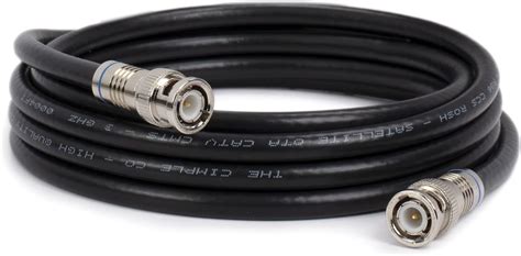 Amazon Bnc Cable Black Rg Hd Sdi And Sdi Cable With Two Male