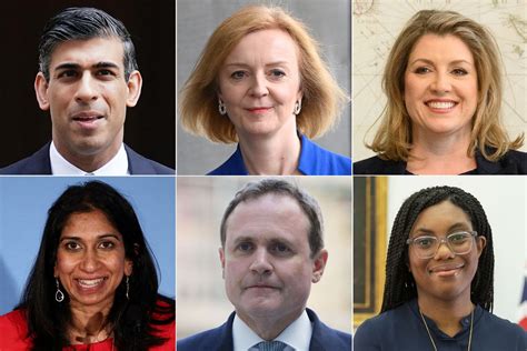 Tory Leadership Race Six Candidates Scramble To Lure Supporters Of