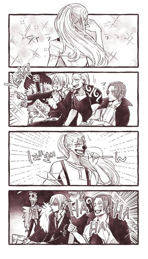 Galer A Shanks X Buggy One Piece Comic One Piece Funny One