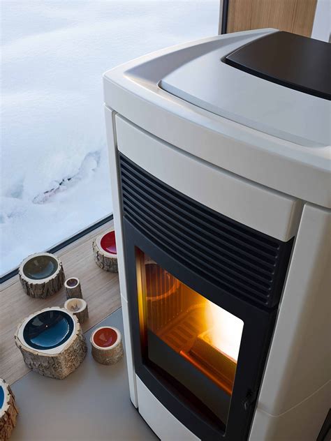 Stunning Contemporary Pellet-Burning Stoves, Energy-Efficient Designs