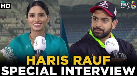 Haris Rauf Special Interview Multan Sultans Vs Lahore Qalandars