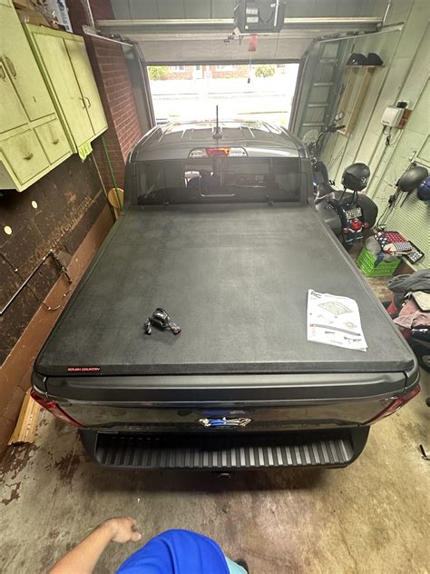 Rough Country Tri Fold Tonneau Cover Installed Mavericktruckclub