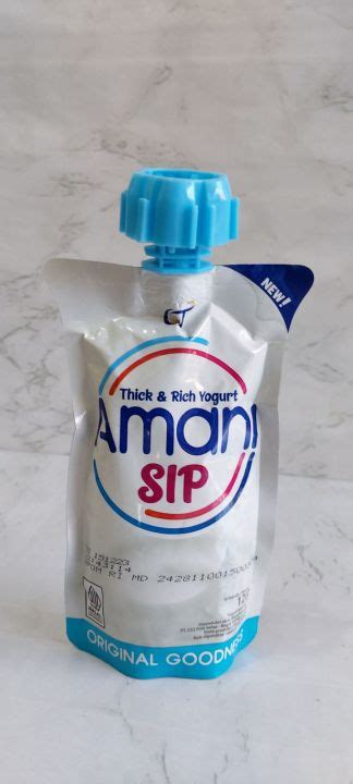 Amani Sip Thick And Rich Yogurt Original 120gram Lazada Indonesia