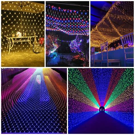 X M X M X M Led Net Mesh Fairy String Licht Eu Vicedeal