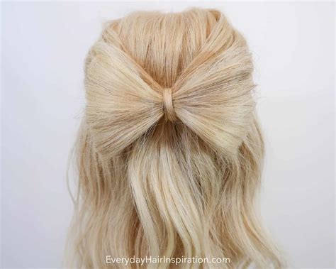 How To Do A Bow Hairstyle For Beginners Everyday Hair Inspiration