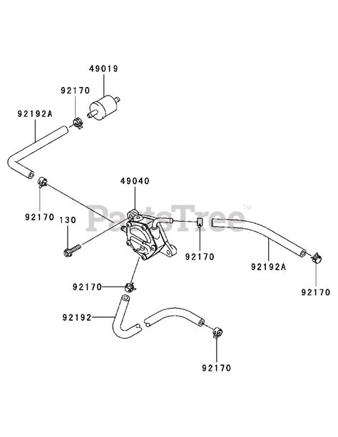 Kawasaki Fx1000v As00 Kawasaki Engine Fuel Tank Fuel Valve Parts Lookup With Diagrams Partstree