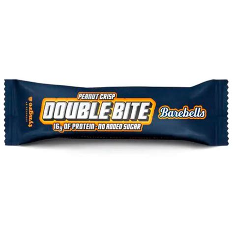 12kpl Barebells Double Bite Peanut Crisp Proteiinipatukka 55g