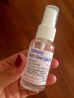 SPRAY ANTIZANZARE Fai Da Te 100 Naturale Ecco La Ricetta Spray