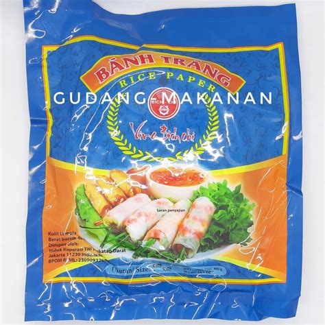 Jual Kulit Lumpia Vietnam Gr Banh Trang Rice Paper Cm Shopee