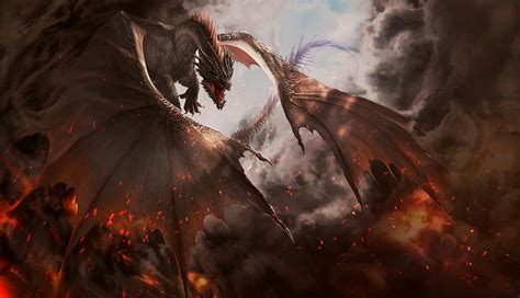 Godfrey Escota Digital Art Fantasy Art Dragon 1801x1034 Wallpaper