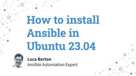 How To Install Ansible In Ubuntu 23 04 Lunar Lobster Ansible Install