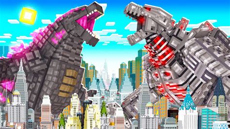 GODZILLA ENVOLVED Vs KAIJUS No MINECRAFT YouTube