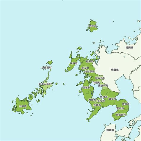 長崎県の地図 Map It マップ・イット