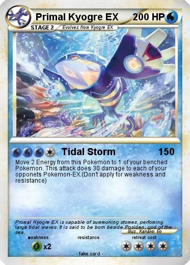 Pokémon Primal Kyogre Ex 103 103 Tidal Storm My Pokemon Card