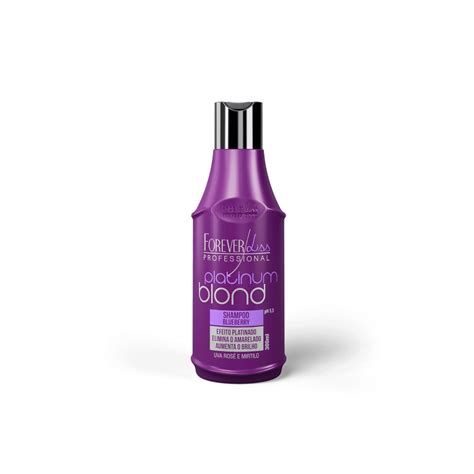 Forever Liss Platinum Blond Matizador Shampoo 300ml Em Oferta