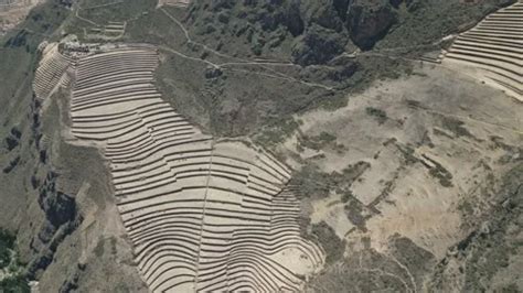 Aerial View Of Pisac Ruin Sacred Valley Stock Video Pond5