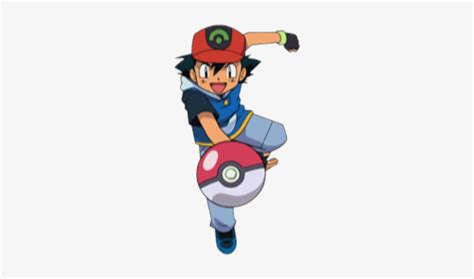 Ash Throwing Pokeball