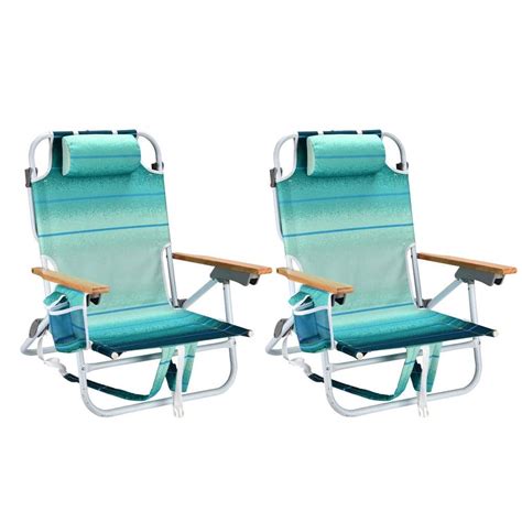 Zeus Ruta Piece Green Position Adjustment Aluminum Folding Beach