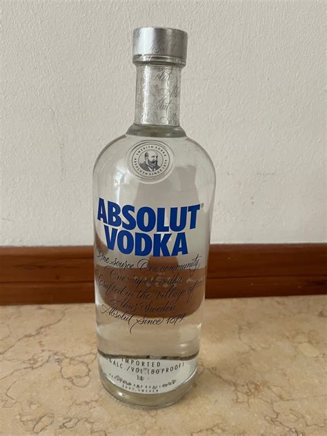 Absolut Food Drinks Alcoholic Beverages On Carousell