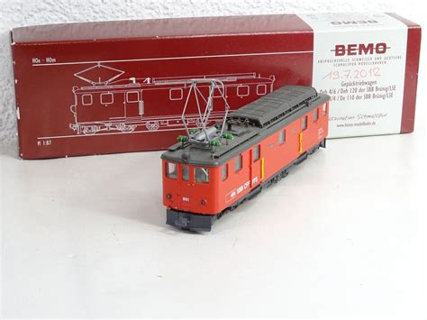 Bemo 1246 421 Deh4 6 Gepäcktriebwagen SBB Rot 901 H0m OVP Kaufen