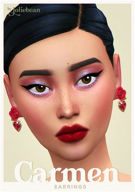 The Sims 4 Carmen Earrings At Joliebean The Sims Book