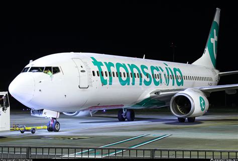 F GZHC Transavia France Boeing 737 8K2 WL Photo By Michael Pearce ID