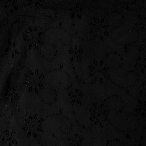 Width 58 Inches Pure Cotton Hakoba Black With Flower Design Fabric