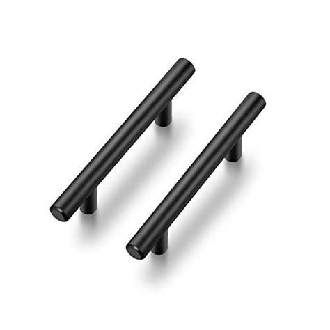 Ravinte 24 Pack 5 Inch Cabinet Pulls Matte Black Stainless Steel