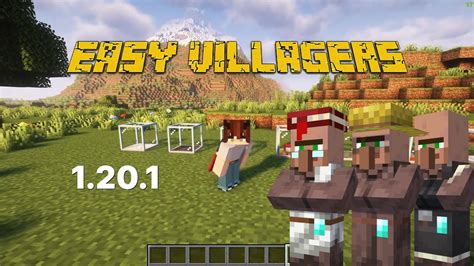 Easy Villagers Mod Tutorial Español Minecraft 1201 Youtube