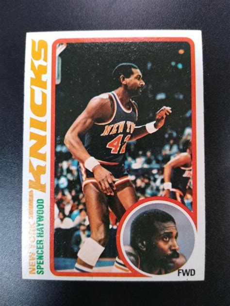 Topps Spencer Haywood New York Knicks Nrmt Ct Ebay