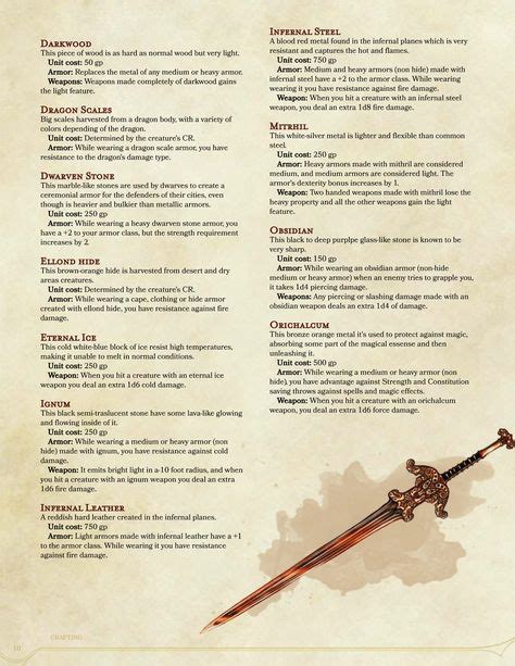 8 D&D crafting ideas | dnd 5e homebrew, dungeons and dragons homebrew, d&d