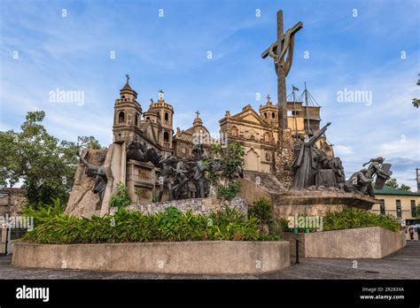 May 1, 2023: Heritage of Cebu Monument in Cebu city, Philippines was ...