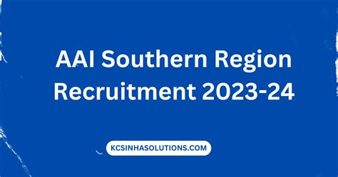 Aai Southern Region Recruitment