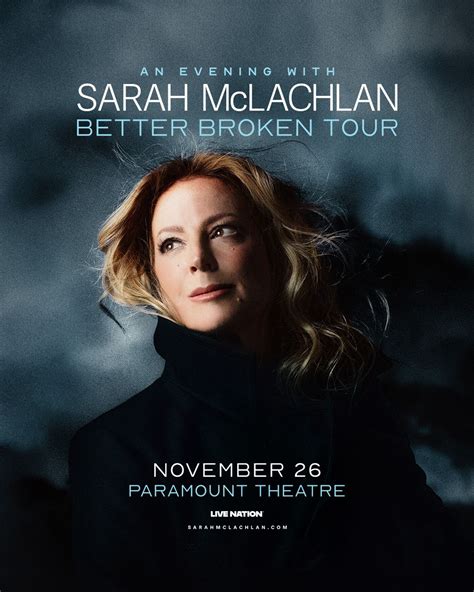 An Evening with Sarah McLachlan - The Better Broken Tour at Paramount
