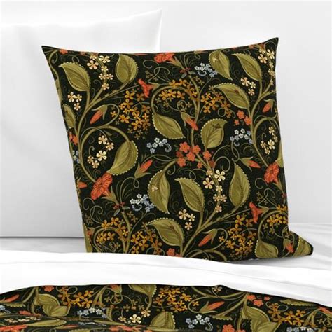 L Vibrant Every Weed Is A Euro Pillow Sham Spoonflower